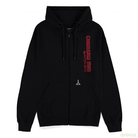 Chainsaw Man Zipper Hoodie Chainsaw Devil Size XL