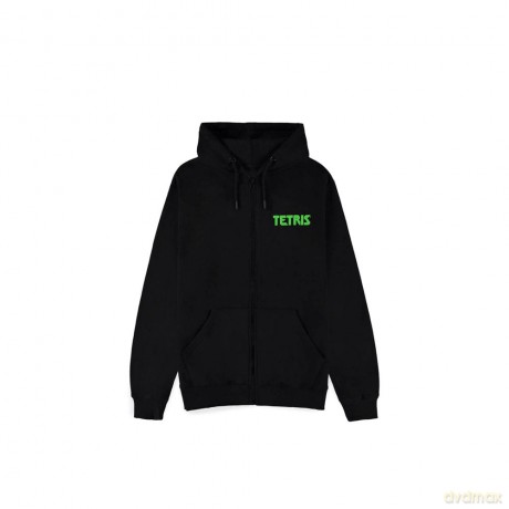 Tetris Zipper Hoodie Game Over Size L