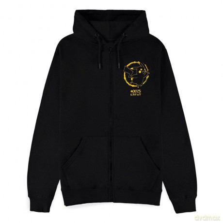 Pokémon Zipper Hoodie Pikachu Thunderstrike Size L