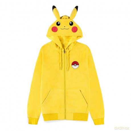 Pokémon Zipper Hoodie Pikachu Size XL