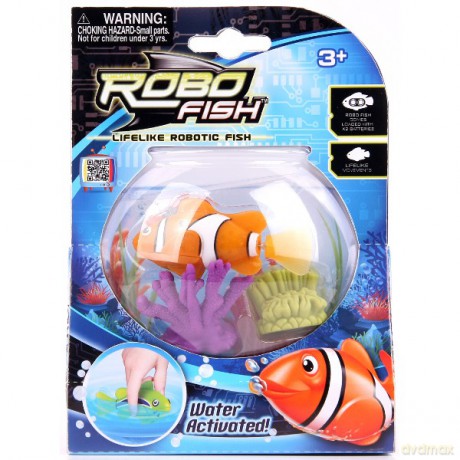Robo Fish Rybka I 2 Koralowce [ZABAWKA]