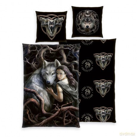 Anne Stokes bed linen Wolfs 135 x 200 cm