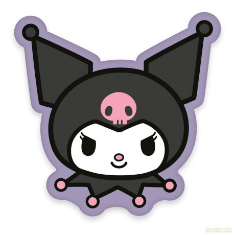Sanrio Pillow Kuromi Face 36 cm