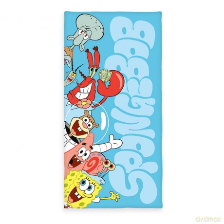 SpongeBob Squarepants Velour Towel 75 x 150 cm