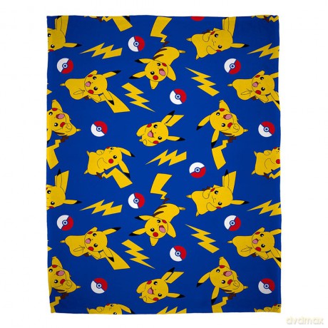 Pokemon blanket Pikachu Allover Print 130 x 170 cm