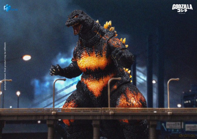 Godzilla vs. Destoroyah (1995) Exquisite Basic Action Figure Burning Godzilla 18 cm