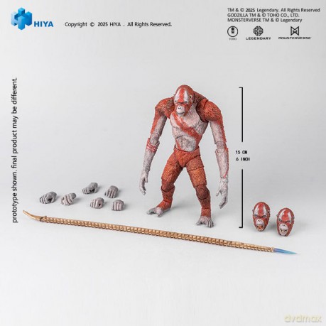 Godzilla x Kong The New Empire Exquisite Basic Action Figure Skar King 15 cm