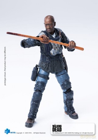 The Walking Dead: The Ones Who Lived Exquisite Mini Action Figure 1/18 Morgan 10 cm