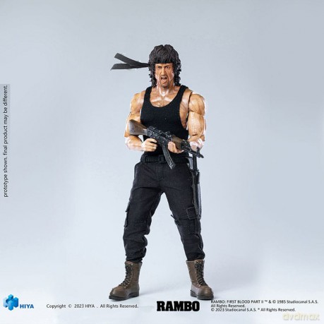 First Blood II Exquisite Super Series Actionfigur 1/12 First Blood II John Rambo 16 cm