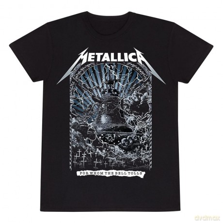 Metallica T-Shirt For Whom The Bells Toll Black Size M