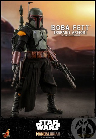 Star Wars: The Mandalorian Action Figure 1/6 Boba Fett Repaint Armor Special Edition 30 cm