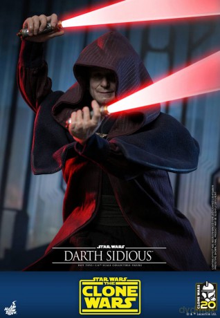 Star Wars: The Clone Wars Action Figure 1/6 Darth Sidious 29 cm