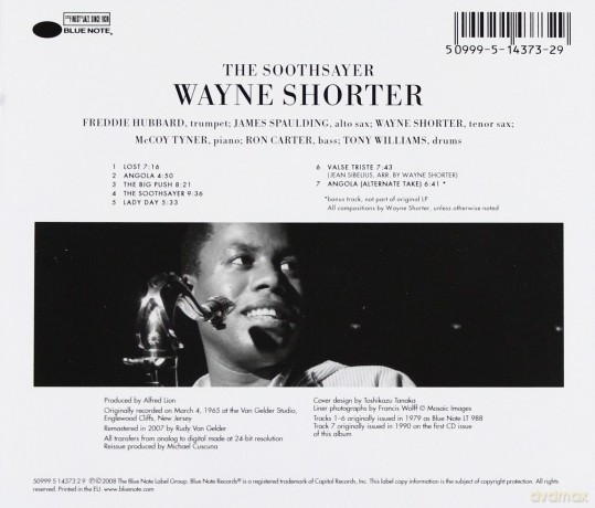 Wayne Shorter:The Soothsayer (RVG) [CD]