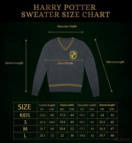 Harry Potter Knitted Sweater Hufflepuff Size L