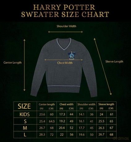 Harry Potter Knitted Sweater Ravenclaw Size XL