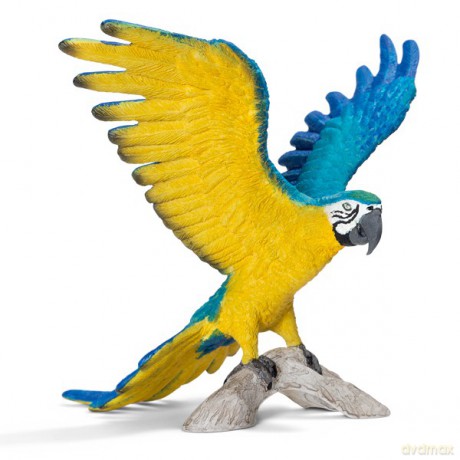 Schleich Ara Niebiesko Żółta New 2013 [ZABAWKA]