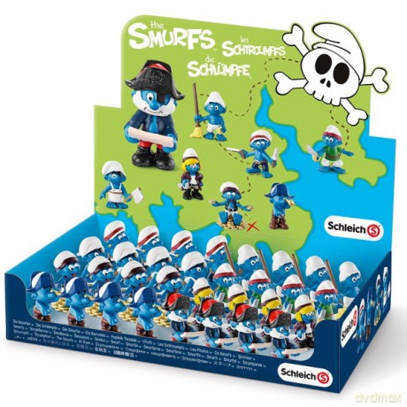 Schleich Display Smerfy 32 sztuk 2014 [ZABAWKA]