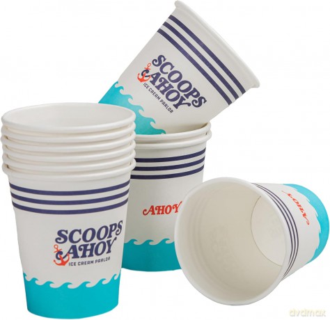Stranger Things Set of 24 Paper Cups Scoops Ahoy