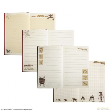 Stranger Things Notebook Demogorgon