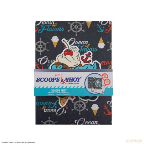 Stranger Things Notebook Scoops Ahoy Softcover
