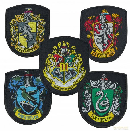 Harry Potter Patches 5-Pack House Crests