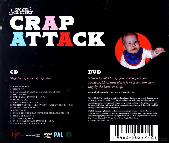 We Are Scientists: Crap Attack [CD]+[DVD]