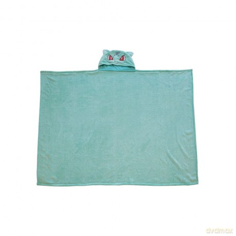 Pokémon Coral Hooded Blanket Bulbasaur 120 x 150 cm
