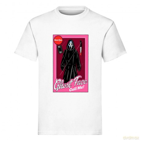 Scream T-Shirt Ghost Face Doll Package Size S