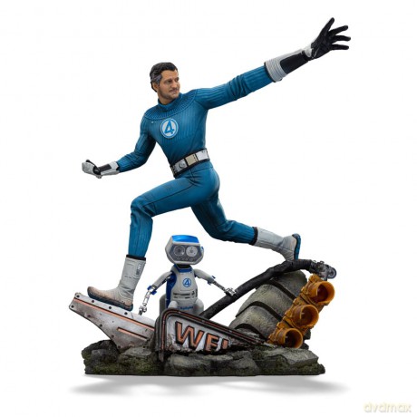 Fantastic Four Art Scale Statue 1/10 Mr. Fantastic and H.E.R.B.I.E 26 cm