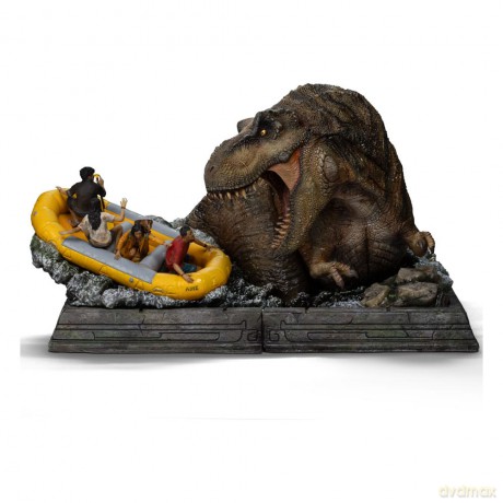 Jurassic World: Rebirth Demi Art Scale Statue 1/20 T-Rex River Attack 22 cm