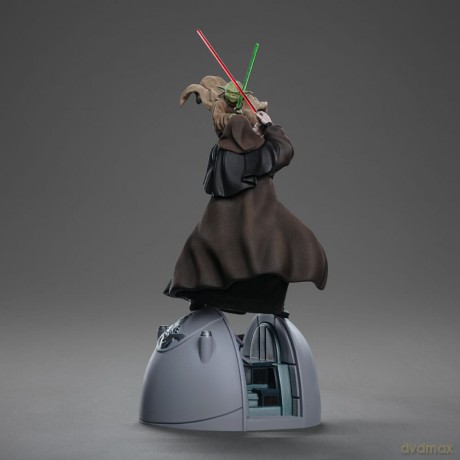 Star Wars Deluxe Art Scale Statue 1/10 Yoda vs Emperor Palpatine (CCXP Exclusive 2024) 31 cm