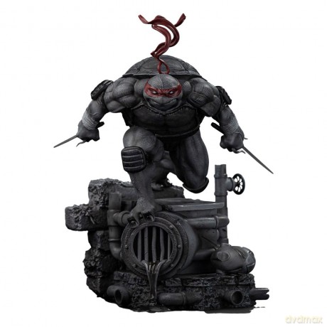 Teenage Mutant Ninja Turtles Art Scale Statue 1/10 Raphael Black and White Variant 26 cm