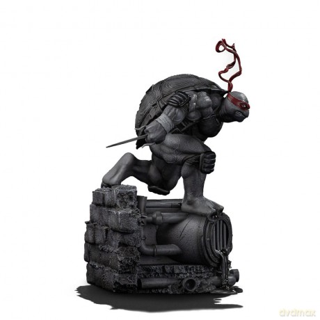 Teenage Mutant Ninja Turtles Art Scale Statue 1/10 Raphael Black and White Variant 26 cm