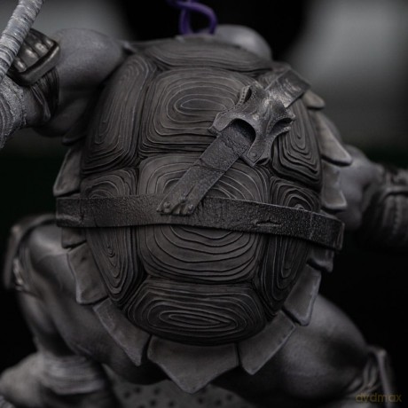 Teenage Mutant Ninja Turtles Art Scale Statue 1/10 Donatello Black and White Variant 26 cm
