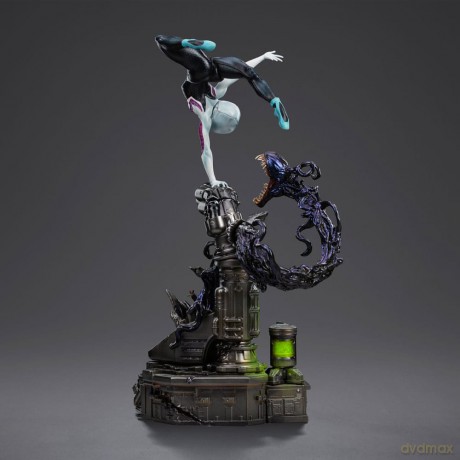Spider-Man vs Villains Art Scale Statue 1/10 Ghost Spider Diorama 34 cm