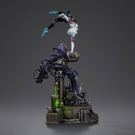 Spider-Man vs Villains Art Scale Statue 1/10 Ghost Spider Diorama 34 cm