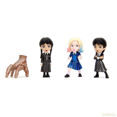 Wednesday Nano Metalfigs Diecast Mini Figures Wave 1 7 cm Assortment (12)