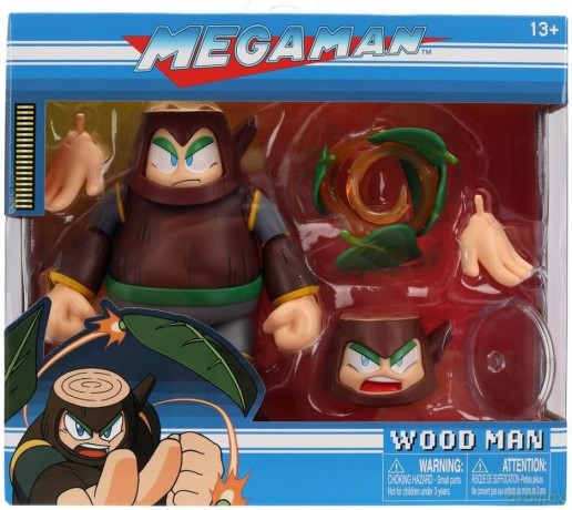 Mega Man Action Figure Wood Man 11 cm