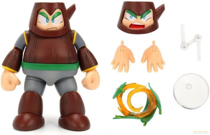 Mega Man Action Figure Wood Man 11 cm