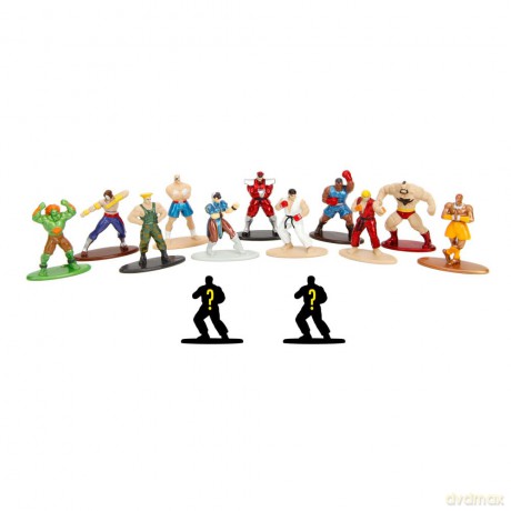 Street Fighter Nano Metalfigs Diecast Mini Figures Display 6 cm (24)