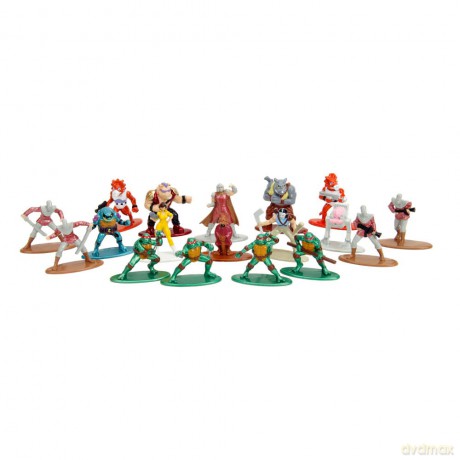 Teenage Mutant Ninja Turtles Nano Metalfigs Diecast Mini Figures 18-Pack Wave 2 4 cm