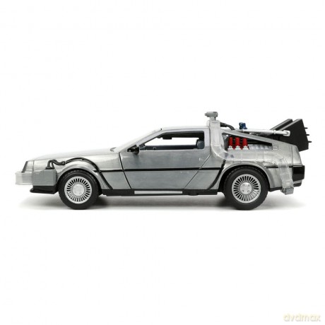 Back to the Future Hollywood Rides Diecast Model 1/24 Back to the Future 1 Time Machine