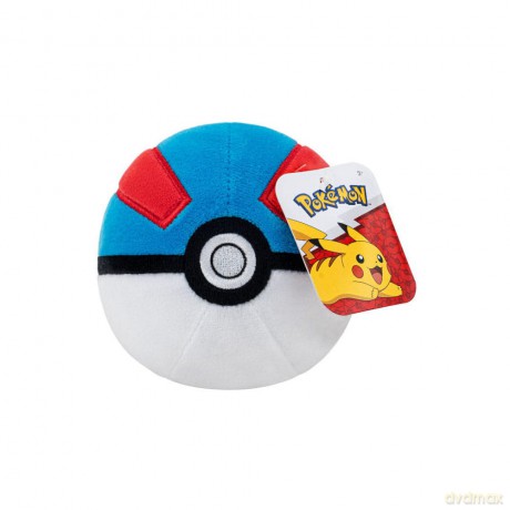 Pokémon Plush Figure Pokeball Version 6 10 cm Assortment (6)