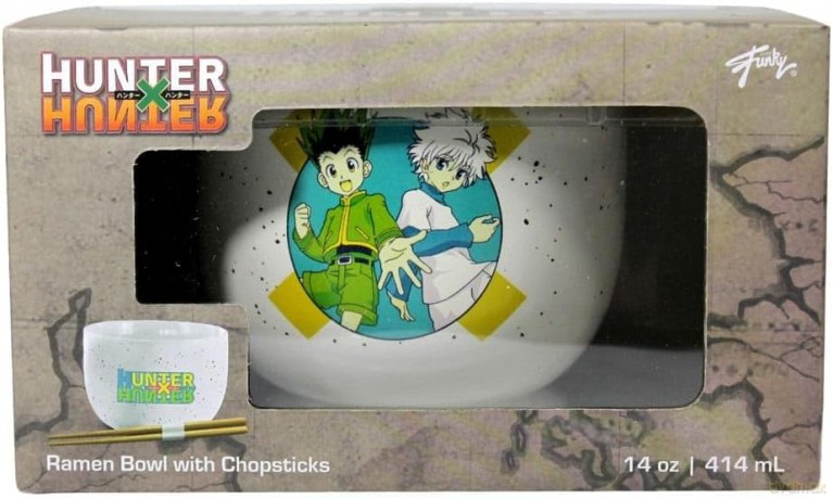 Hunter x Hunter Miska do ramen z pałeczkami 414 ml
