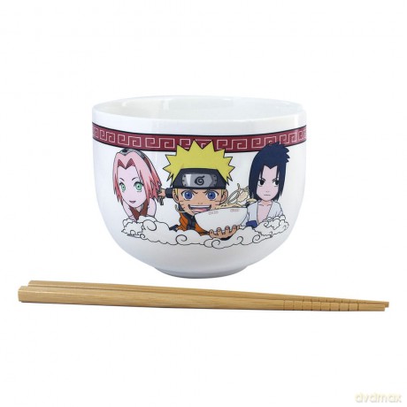 Naruto Shippuden Miska do ramen z pałeczkami Team Seven 414 ml