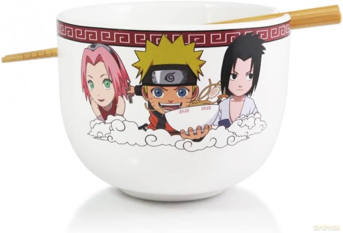 Naruto Shippuden Miska do ramen z pałeczkami Team Seven 414 ml