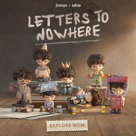 Ukio Letters to nowhere Series Blind Box figure 8 cm Display (6)
