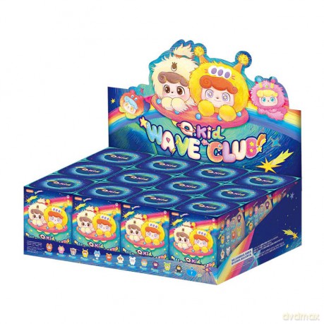 QKid: Wave Club Series Blind Box figure 8 cm Display (12)