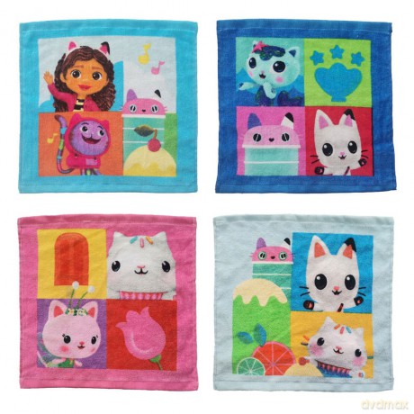 Gabby´s Dollhouse Magic Mini Towels 30 x 30 cm Display (36)