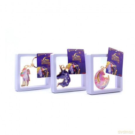 Unicorn Academy Metal Keychains Assortment (12)